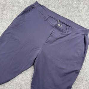 Public Rec Mens Pants 38x28 Navy Blue Nylon Spandex Chinos